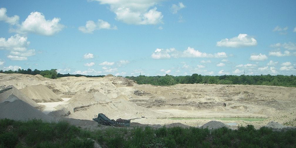Quarry pit in northern Ontario