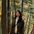 Jennifer Ho in forest, Program Funding Coordinator