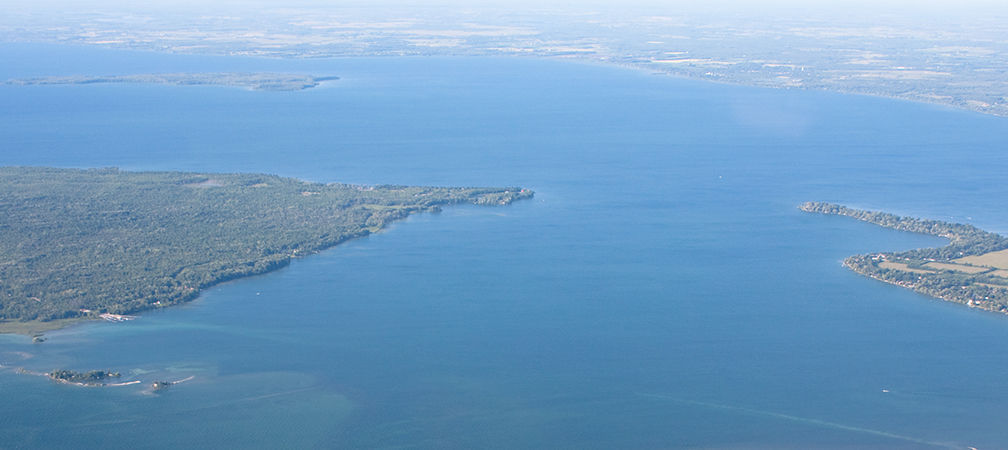 Lake Simcoe, Georgina Island and east shore