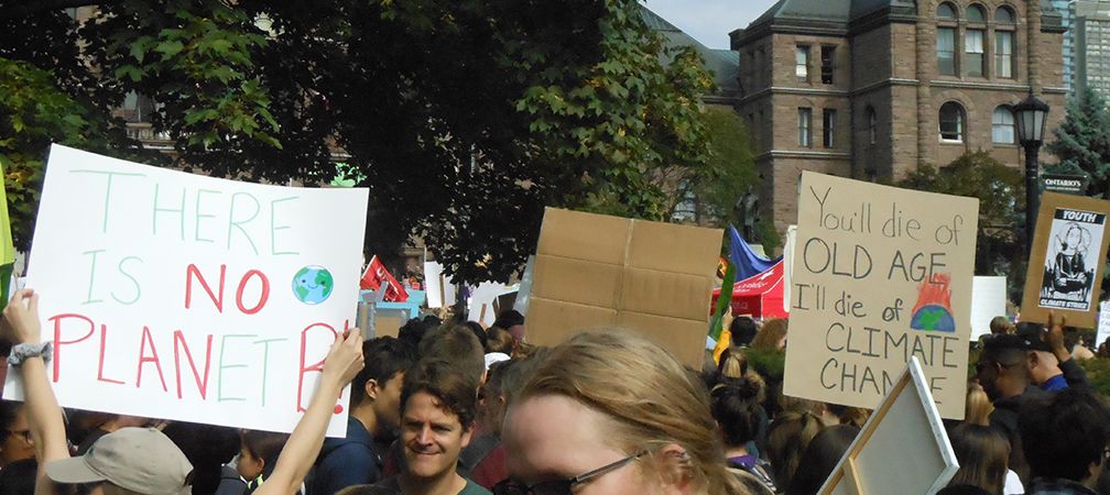 Global Climate Strike - Toronto, 9-27-2019, There is no Planet B