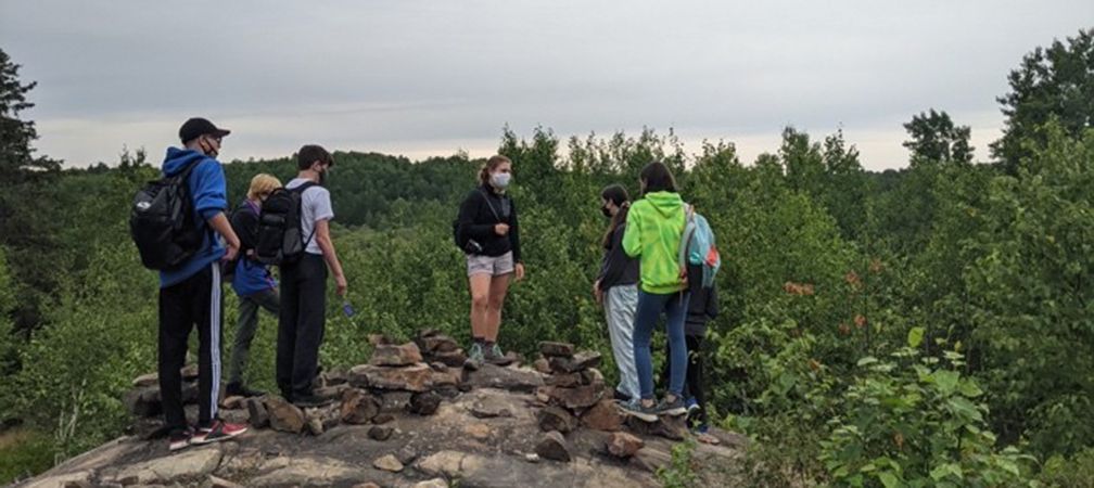 Empowering Youth for Junction Creek exploring the Sudbury area in nature