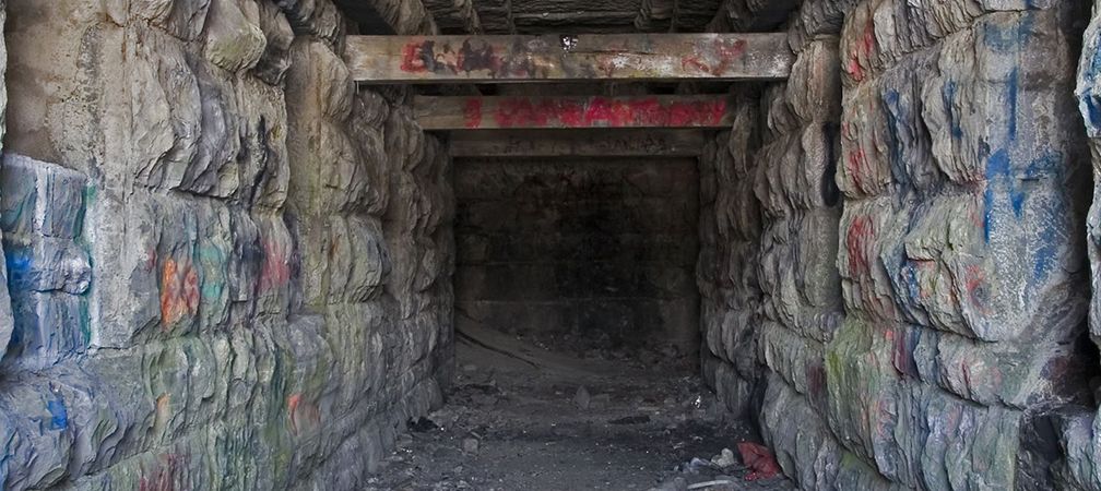 Former mine entrance