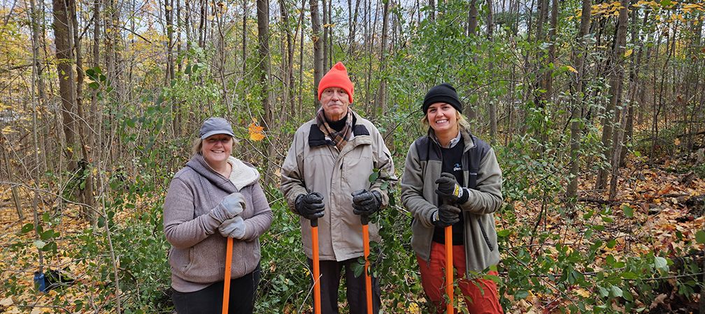 Halton North Peel Naturalist Club stewards, Wilfrid Crozier Nature Reserve