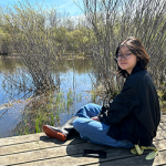 Chloe Chow bio photo, Chloe Chow is a member of the Ontario Nature Youth Council who has been a nature enthusiast from a young age. She has a keen interest in birding, ornithology, and astronomy, and aims to bring awareness to ecological conservation in Canada to her school and neighborhood community.