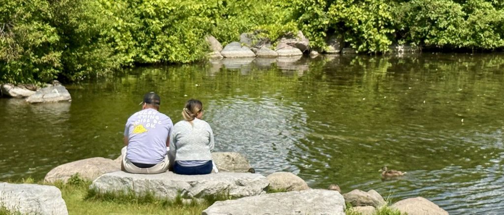 People enjoying the Barrie shoreline, people outdoors, people in fresh air, Barrie, Ontario, Barrie waterfront, City of Barrie, Lake Simcoe