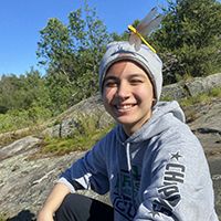 Tehlan Lenius, bio photo, communications intern