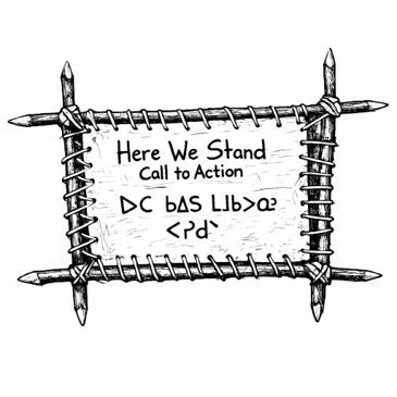 Here we Stand, Call to Action, https://www.instagram.com/here_we_stand._/